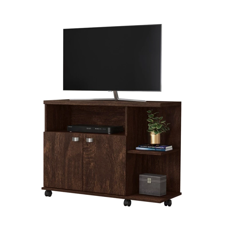 ロウジム Rack Lisboa TV com Rodizio Noce Lukaliam Sala de Estar