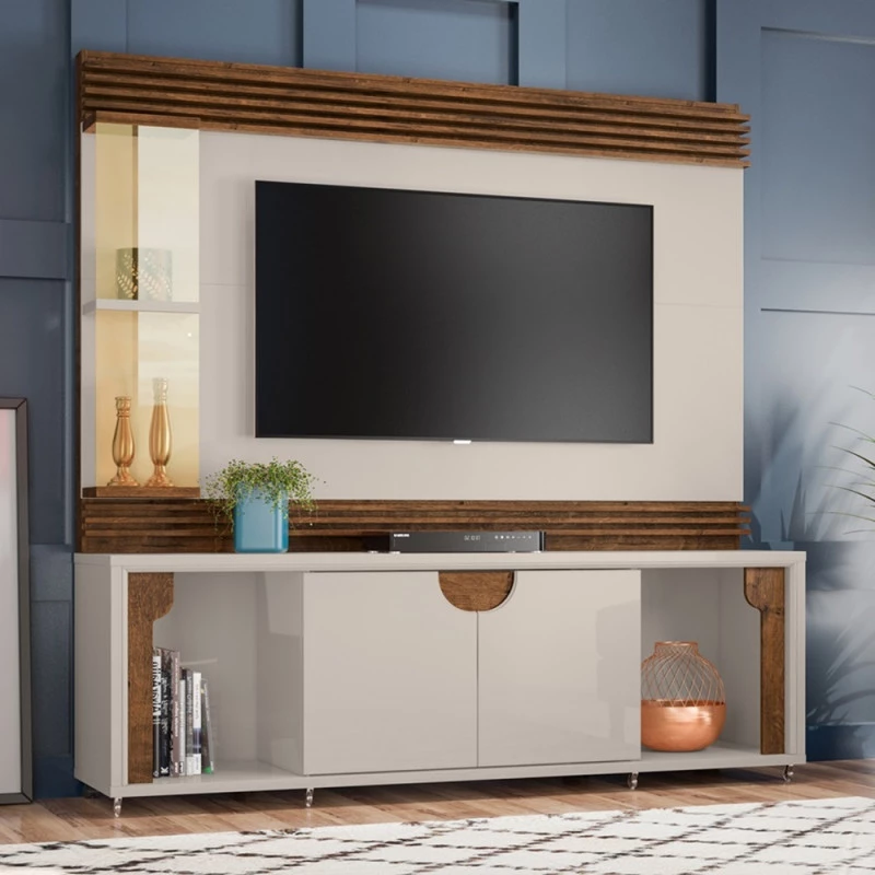 エムブランエッセンス Home Firenze Lukaliam Para Tv Até 55 Off White Madero Canela