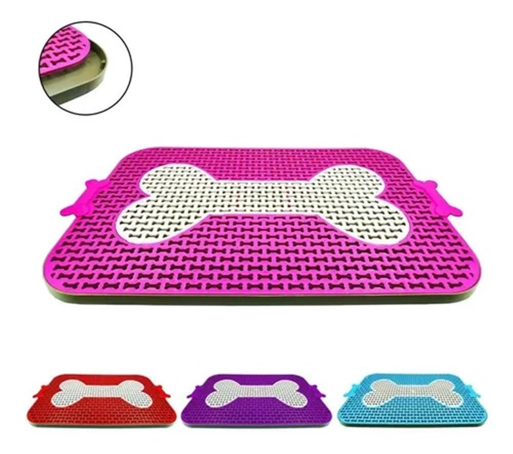 置物 pipi Sanitário Higiênico Pet Canino Tapete Xixi Rosa Dog 65x40x2cm +