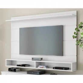 Painel Marte 1.80 Tebarrot Móveis Branco TV 65 Sala de Estar