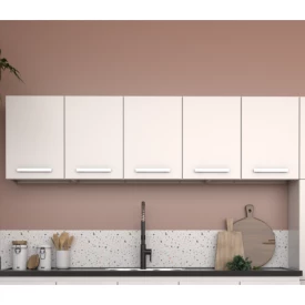 Armário Aéreo De Aço Venus Flat 2.00 Branco 87776 Cozimax