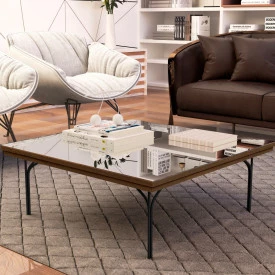 Mesa Centro com Espelho 8011 Canela JB Bechara