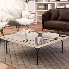 Mesa Centro com Espelho 8011 Pérola JB Bechara