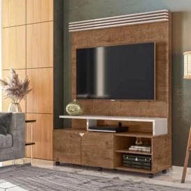 Home Berlim TV 55'' Madero Canela Off White 903615 Lukaliam