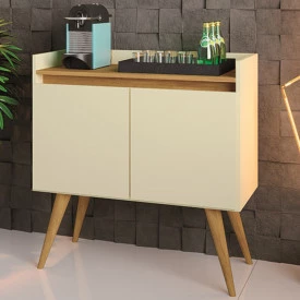 Buffet Gold 2 Portas Pérola Mel 1674 Primus Móveis
