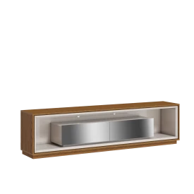 Painel Classic Com Rack Opera Com Espelho 1.8 Off White Freijo Imcal