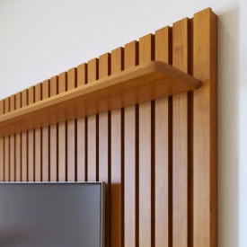 Painel Ripado Loft Com Rack Classic 2 Gav 2.2 Off White Nature Imcal