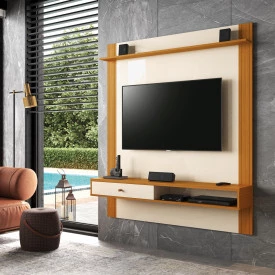 Painel Condor 1 Gaveta Off White Cedro 776193 EDN FORA DE LINHA