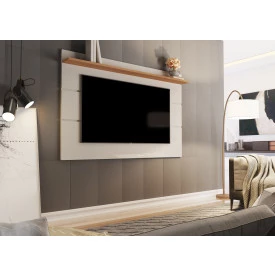 Painel Vivare C 1 Prateleira 1.6 New Off White Nature Giga Moveis