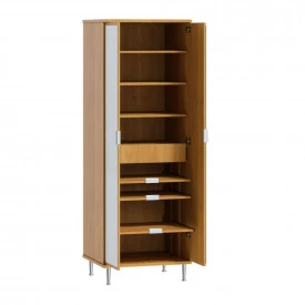 Sapateira Prada Imcal 88181 2 Portas Nature Com Espelho 