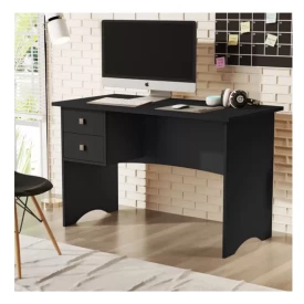 Escrivaninha Paris 1,20 Preto Maria Moveis