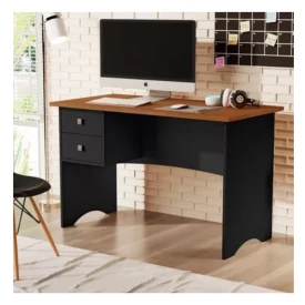 Escrivaninha Paris 1,20 Preto Freijo Maria Moveis