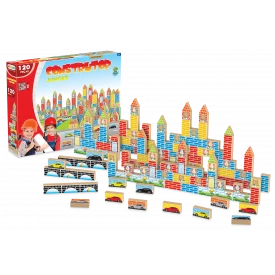 Jogo construtor 120 peças Junges cód.712- Mdf