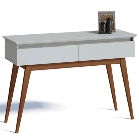Aparador Classic Imcal 6139 Branco Acetinado Pés em Madeira