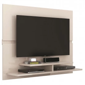 Painel Monaco New Off White 903286 Tv 50" Sala Estar Lukaliam 