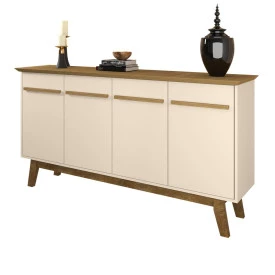Aparador Buffet Opala Cinamomo Off White 2075558 Bechara