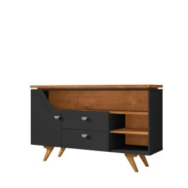 Aparador Buffet Lyon Preto Nature 2076246 Bechara