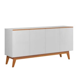 Buffet Ares Lux 4 Portas Branco Tebarrot Sala
