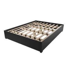 Cama Box Queen 1,58 MDP/MDF Imperatriz Preto Viero
