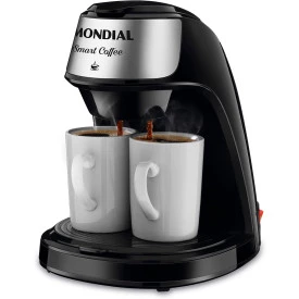 Cafeteira Elétrica Smart Coffe, Mondial, Preto/Inox, 500W, 110V - C-42-2X-BI