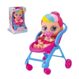 BONECA LITTLE DOLLS GLITTER - CARRINHO DE PASSEIO ref 8230