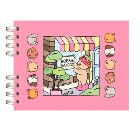 Caderno de Colorir Boobie Goods Rosa 90 Desenhos A9