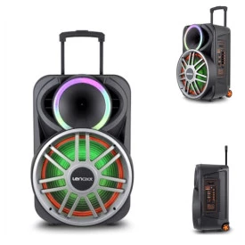 Caixa de Som Amplificada 900W 15 Polegadas LCA15 Lenoxx