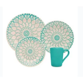 CONJUNTO DE JANTAR/CHA 16PCS - TB - MANDALA - AE49-5258