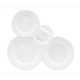 CONJUNTO DE JANTAR/CHA 20PCS - TB - BRANCO - AU20-5468