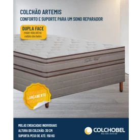 COLCHAO QUEEN MOLA COLCHOBEL ARTEMIS 158X198X030