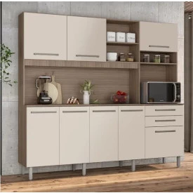 COZINHA COMPLETA IBIZA 2130 MDP MONTANA COM ARENAS MADINE