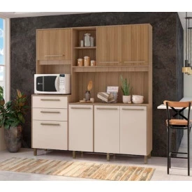 KIT COZINHA PEROLA 1.80 MONTANA ARENAS RIPADO MADINE