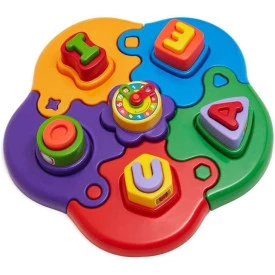 Brinquedo Educativo Puzzle Mania Letras Calesita Tateti 0811