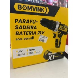 Parafusadeira S; Fio 21V Amarela BOM-9961