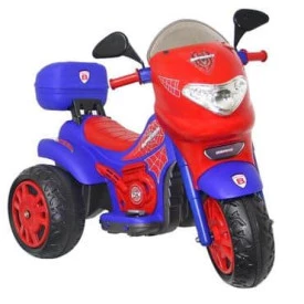 MOTO INFANTIL SPRINT TURBO POWER SPIDER C/ CAPACETE 12V 663 BIEMME