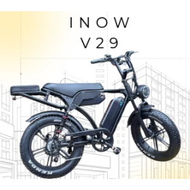 BICICLETA ELÉTRICA V29 750W 48V 2 BATERIAS INOW