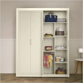 Roupeiro 04 Ptas Tutto New Matic Off White 70793 Quarto Bebe