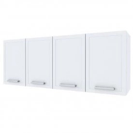 Armário Aéreo De Aço Apolo Flat 1.40 Branco 87759 Cozimax