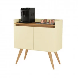 Buffet Gold 2 Portas Pérola Mel 1674 Primus Móveis