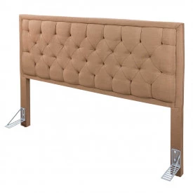 Cabeceira Box Casal 1.40 Montreal Linho Ocre A110 Atraente