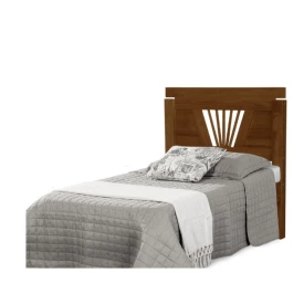 Cama Solteiro Gabriela 0,80/0,90 Atraente - Castanho