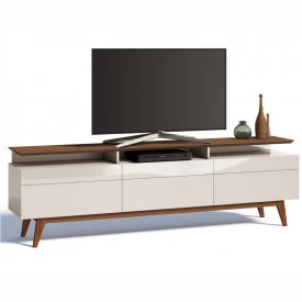 Rack Classic Mais 3 Gavetas 2.2 Imcal 10775 Off White Freijó