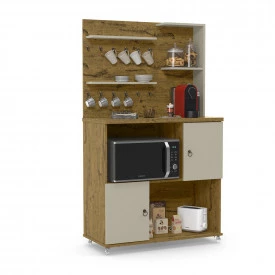 Cantinho do Café Aconchego Nature Off White Rodízio Patrimar