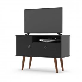 Rack Yan Preto Acetinado Patrimar