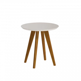 Mesa Lateral Classic Redonda - 61611 - Off White