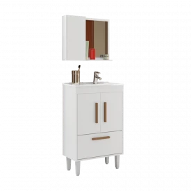Conj Gabinete Toronto Branco 2075579 Bechara 
