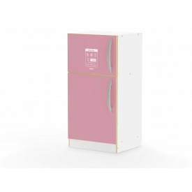 Geladeira super lux rosa  com acessórios Junges cód.422 - Mdf
