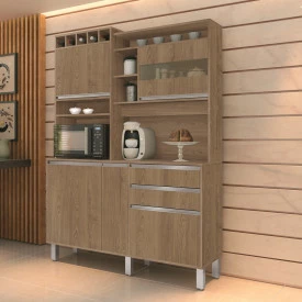 Kit Armario Cozinha Smart 05 Portas Cod. 6005 Freijo FORA DE LINHA
