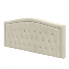 Cabeceira Box Plus Capitonê Curva 1.6 Provençal Linho Bege - Ofertamo