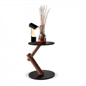 Mesa de Apoio Wood Preto Tampo em MDF 25334 EDN FORA DE LINHA